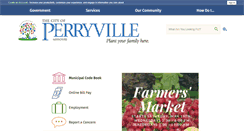 Desktop Screenshot of cityofperryville.com
